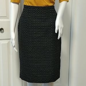 Fendi Swiss Dot Pencil Skirt